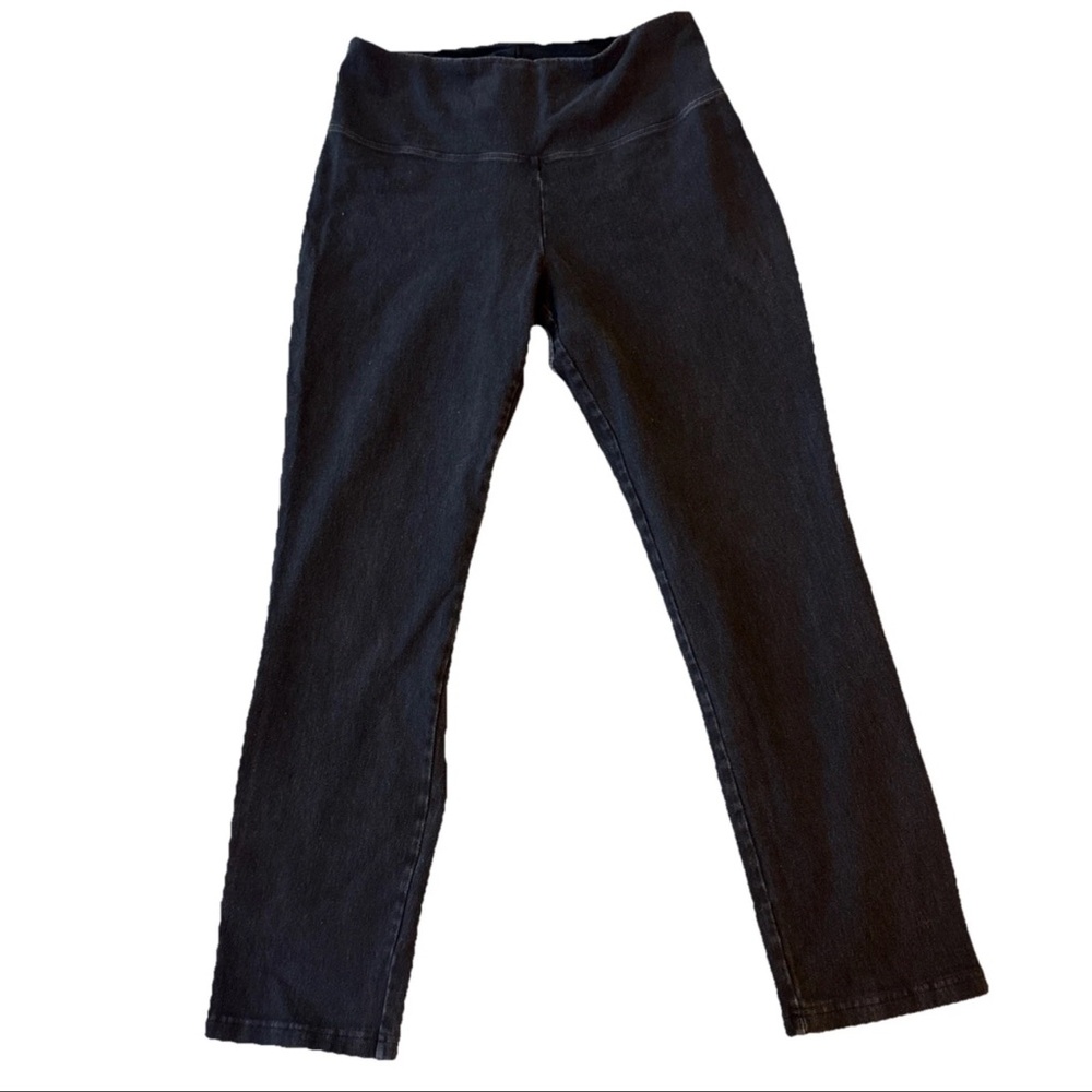 Women With Control Womens Tummy Control Prime Stretch Denim Jeans Black Size Med
